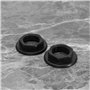 EMSea Lot de 4 écrous arrière de robinet d'évier 1,9 cm BSP en plastique Accessoires pour robinets de lavabo de salle de bain mé