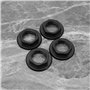 EMSea Lot de 4 écrous arrière de robinet d'évier 1,9 cm BSP en plastique Accessoires pour robinets de lavabo de salle de bain mé