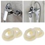 EMSea Lot de 4 écrous arrière de robinet d'évier 1,27 cm BSP en plastique Accessoires pour robinets de lavabo de salle de bain m
