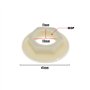 EMSea Lot de 4 écrous arrière de robinet d'évier 1,27 cm BSP en plastique Accessoires pour robinets de lavabo de salle de bain m
