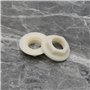 EMSea Lot de 4 écrous arrière de robinet d'évier 1,27 cm BSP en plastique Accessoires pour robinets de lavabo de salle de bain m