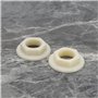 EMSea Lot de 4 écrous arrière de robinet d'évier 1,27 cm BSP en plastique Accessoires pour robinets de lavabo de salle de bain m