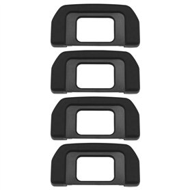 EMSea Lot de 4 œilletons DK-28 - Pour appareil photo - En ABS - Accessoire compatible avec appareil photo Nikon D7500 - Noir