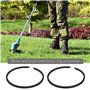EMSea 4pcs Jeu de Segments de Piston Compatible avec FS160 Accessoires de Cylindre Scie à Chaîne Tondeuse à Gazon Avion Agricole