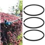 EMSea 4pcs Jeu de Segments de Piston Compatible avec FS160 Accessoires de Cylindre Scie à Chaîne Tondeuse à Gazon Avion Agricole