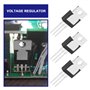 EMSea 10Pcs LD1117V33 Régulateur de Tension 3,3V 950mA TO-220 Régulateur de Tension Linéaire à Faible Chute Régulateur de Tensio