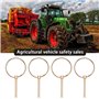EMSea Assortiment de 25 Goupilles Fendues Robustes en Acier Au Carbone Galvanisé 4,5 X 40 mm pour Tracteurs Agricoles Remorques 