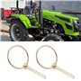 EMSea Assortiment de 25 Goupilles Fendues Robustes en Acier Au Carbone Galvanisé 4,5 X 40 mm pour Tracteurs Agricoles Remorques 