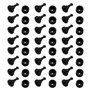 EMSea 30 Jeux de Boulons de Fixation de Garniture de Capot Moteur N90801101 Clip de Fixation Garniture de Passage de Roue de Cap