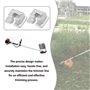 EMSea Lot de 10 œillets de Rechange pour Tête de Coupe-herbe 527719801 Compatible avec Red Max 512549801 Manchons à œillets pour