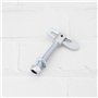 EMSea 4pcs Loquets de Fixation AntiLuce Loquet de Fixation M12 x 75 mm Robuste Verrou à Pêne Dormant pour Hayons de Remorque Cam
