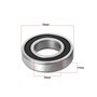 EMSea Lot de 2 Roulements à Tambour 35 X 72 X 17 Mm avec Bagues de Retenue Compatible avec LESCHA VM 140S SM 145S VM 160S Compat