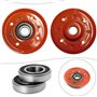 EMSea Lot de 2 Roulements à Tambour 35 X 72 X 17 Mm avec Bagues de Retenue Compatible avec LESCHA VM 140S SM 145S VM 160S Compat
