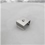 EMSea Lot de 50 Clips de Montage pour Cordon Lumineux LED en Acier Inoxydable pour Bandes LED de 9,5 à 12 Mm (13 X 11 X 9 Mm)