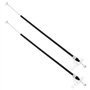 EMSea Lot de 2 câbles de poignée de porte extérieure de voiture 0001973V005 Compatible avec Smart 450 Fortwo Coupé 450 1998-2007