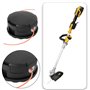 EMSea Lot de 2pcs Têtes de Coupe-bordures M10 x 1,25 LHF de Rechange pour Débroussailleuse sans Fil Compatible avec Dewalt 20 V 