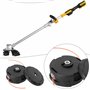 EMSea Lot de 2pcs Têtes de Coupe-bordures M10 x 1,25 LHF de Rechange pour Débroussailleuse sans Fil Compatible avec Dewalt 20 V 