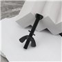 EMSea 4PCS Boulons en Nylon pour Tige de Bobine Compatible avec XP Deus Le Détecteur de Métaux Souterrain M6 X 50 Mm avec Rondel