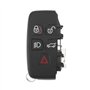 EMSea Coque de Clé Télécommande Intelligente de Voiture à 5 Boutons C2D4949 Compatible avec Jaguar XE XF XJ Boîtier de Clé Coque