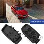 EMSea Coque de Clé Télécommande Intelligente de Voiture à 5 Boutons C2D4949 Compatible avec Jaguar XE XF XJ Boîtier de Clé Coque