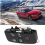 EMSea Coque de Clé Télécommande Intelligente de Voiture à 5 Boutons C2D4949 Compatible avec Jaguar XE XF XJ Boîtier de Clé Coque