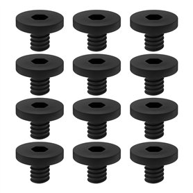 EMSea Lot de 12 boulons ABS pour hangars de stockage vis de rechange 0