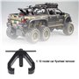 YINETTECH Outil d'extracteur Dissolvant Volant Moteur à Gaz Nitro Outils de Clé Utilitaire Voiture RC pour 1/10 Véhicules Buggy 