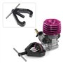 YINETTECH Outil d'extracteur Dissolvant Volant Moteur à Gaz Nitro Outils de Clé Utilitaire Voiture RC pour 1/10 Véhicules Buggy 