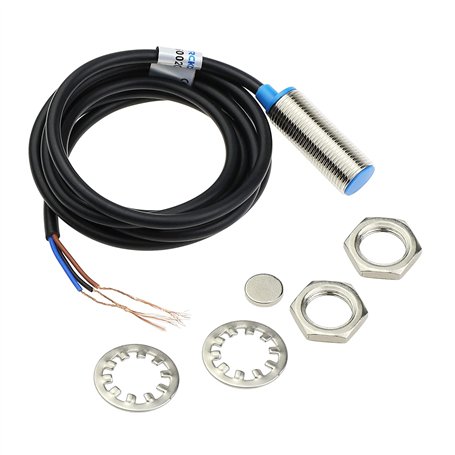 YINETTECH Interrupteur Inductif de Capteur de Proximité à Effet Hall 10mm NPN NO (Normalement Ouvert) avec Aimant DC5-30V NJK-50
