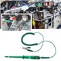 YINETTECH Testeur de Circuit Électrique de Voiture DC 6V/12V/24V avec Lampe d'essai de Pince Crocodile Câble Bobine pour Vérifie