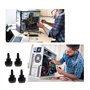 YINETTECH 50pcs Vis à Oreilles pour Boîtier d'ordinateur M3 Vis de Boîtier PC Fixation en Métal Carte Mère pour Couvercle Alimen