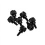 YINETTECH 50pcs Vis à Oreilles pour Boîtier d'ordinateur M3 Vis de Boîtier PC Fixation en Métal Carte Mère pour Couvercle Alimen