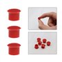 YINETTECH 10x Caoutchouc TrackPoint Clavier Souris Capuchon Rouge avec Dôme Souple et Pointeur pour Ordinateur Portable Compatib