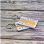 YINETTECH Lot de 8 jauge de profondeur de pneu de 0 à 20 mm - Portable - Avec porte-clés - Pour voiture, moto, camion, caravane,