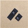 YINETTECH Lot de 500 étiquettes de taille de vêtements brodées en polyester pour robes, chemises, chemisiers, pantalons, accesso