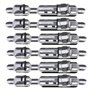 YINETTECH 6pcs Canne à Pêche Porte-moulinets en Acier Inoxydable Moulinet de Pêche Siège Tige Clip Durable Moulinet dePêche Sièg