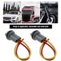 YINETTECH 6pcs Douilles d'ampoule de Rechange Compatible avec T10 T13 T15 Adaptateur Prise de Lumi?re de Voiture Connecteur de F