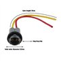 YINETTECH 6pcs Douilles d'ampoule de Rechange Compatible avec T10 T13 T15 Adaptateur Prise de Lumi?re de Voiture Connecteur de F