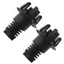 YINETTECH Lot de 2 Jeux de tampons en Caoutchouc pour Capot Moteur 51767183752 Compatible avec BMW F12 F13 F07 F06 F30 F25 F01