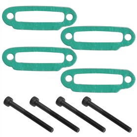 YINETTECH 4 Pièces Boulons de Joint de Collecteur d'échappement pour Voiture Modèle 1/10 Joint de Moteur Accessoires de Collecte