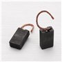YINETTECH 2 Paires Balais de Charbon avec Arrêt Automatique 7x12x20mm Outil Électrique Meuleuse d'angle Moteur Balais de Charbon