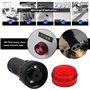 YINETTECH Lot de 5 voyants lumineux rouges AC/DC 22 mm avec buzzer sur panneau d'alarme clignotante LED rouge pour panneau de co