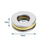 YINETTECH 8pcs F8-16M Butées à Billes 8mmx16mmx5mm en Acier Chromé à Sens Unique Miniature Haute Précision Roulements en Acier P