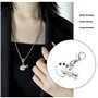 YINETTECH 2pcs Palette de Peinture Porte-clés Pendentif Amateur d'art Charme Porte-clés Professeur d'art Étudiant en Art Artiste