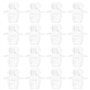 YINETTECH 40pcs Clips de Garniture Panneau de Moulage Latéral Clip de Montage de Bande Latérale en Plastique Clip de Moulage de