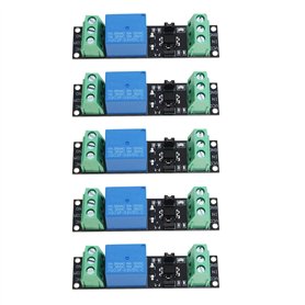 YINETTECH 5 Pièces Carte de Commutation de Puissance de Relais 3V Module de Relais Optocoupleur à 1 Canal Carte de Commande d'en