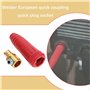 YINETTECH 8 Pièces Connecteur de Panneau de Câble de Soudage TIG Fiche et Prise DKZ35-50/DKJ35-50 Connecteur Rapide de Câble de 