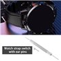 YINETTECH Lot de 12 barrettes à ressort à dégagement rapide en acier inoxydable de 10 mm de diamètre 1,5 mm compatibles avec Fit