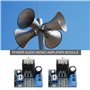 YINETTECH Lot de 4 modules d'amplificateur audio TDA2030A 6-12 V 18 W pour alimentation CC Système audio haut-parleurs DIY