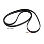 YINETTECH 1 courroie élastique pour machine à laver courroie trapézoïdale à 4 nervures circonférence 1238 mm largeur 9 mm compat